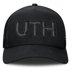NHL Utah Mammoth Fanatics Authentic Pro Road Team Code Trucker Adjustable Hat - Black