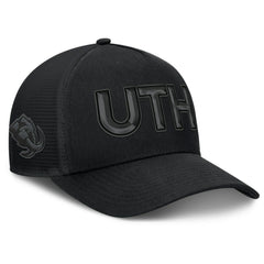 NHL Utah Mammoth Fanatics Authentic Pro Road Team Code Trucker Adjustable Hat - Black