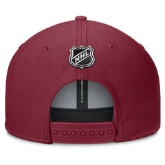 NHL Colorado Avalanche Fanatics Authentic Pro Rink Lockup Snapback Hat - Burgundy