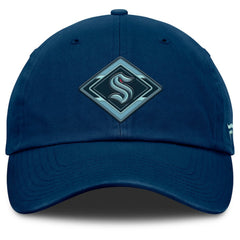 NHL Seattle Kraken Fanatics Women's Authentic Pro Rink Adjustable Hat - Deep Sea Blue