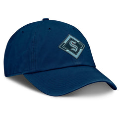 NHL Seattle Kraken Fanatics Women's Authentic Pro Rink Adjustable Hat - Deep Sea Blue