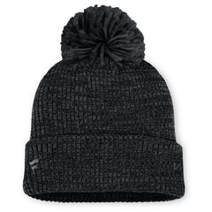 NHL Vegas Golden Knights Fanatics Women's Authentic Pro Road Cuffed Knit Hat with Pom - Black