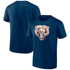 Chicago Bears Chrome Dimension T-Shirt Navy