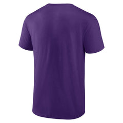 Minnesota Vikings Chrome Dimension T-Shirt Purple
