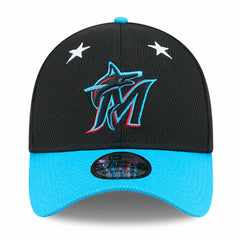 Miami Marlins New Era 2025 MLB All-Star Game 39THIRTY Flex Hat - Black/Blue Hats