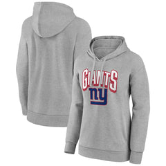 New York Giants Women's Coverage Pullover Hoodie Gray