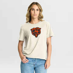 Chicago Bears Women's Dove Legacy T-Shirt Cream