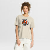 Cincinnati Bengals Women's Dove Legacy T-Shirt Cream