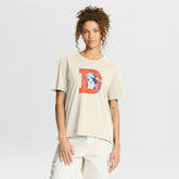 Denver Broncos Women's Dove Legacy T-Shirt Cream