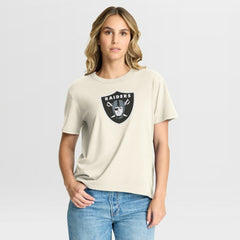 Las Vegas Raiders Women's Dove Legacy T-Shirt Cream