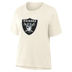 Las Vegas Raiders Women's Dove Legacy T-Shirt Cream