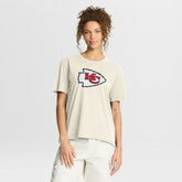 Kansas City Chiefs Women's Dove Legacy T-Shirt Cream