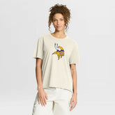 Minnesota Vikings Women's Dove Legacy T-Shirt Cream