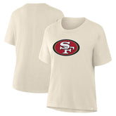 San Francisco 49ers Women's Dove Legacy T-Shirt Cream