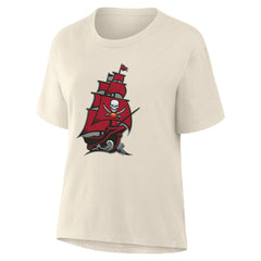 Tampa Bay Buccaneers Women's Dove Legacy T-Shirt Cream