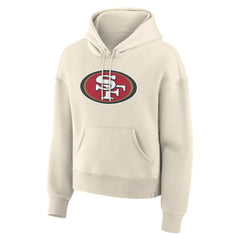 San Francisco 49ers Women's Dove Legacy Pullover Hoodie Cream