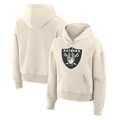 Las Vegas Raiders Women's Dove Legacy Pullover Hoodie Cream