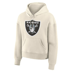Las Vegas Raiders Women's Dove Legacy Pullover Hoodie Cream