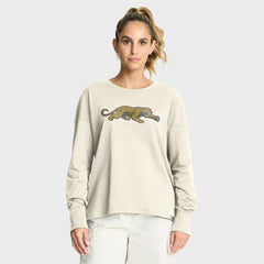 Jacksonville Jaguars Women's Dove Legacy Long Sleeve T-Shirt Cream