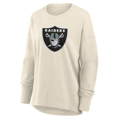 Las Vegas Raiders Women's Dove Legacy Long Sleeve T-Shirt Cream