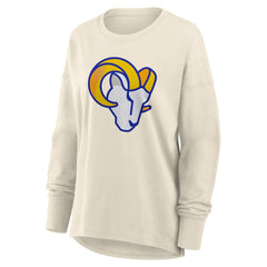 Los Angeles Rams Women's Dove Legacy Long Sleeve T-Shirt Cream