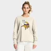 Minnesota Vikings Women's Dove Legacy Long Sleeve T-Shirt Cream