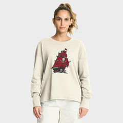 Tampa Bay Buccaneers Women's Dove Legacy Long Sleeve T-Shirt Cream