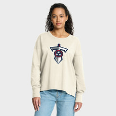 Tennessee Titans Women's Dove Legacy Long Sleeve T-Shirt Cream