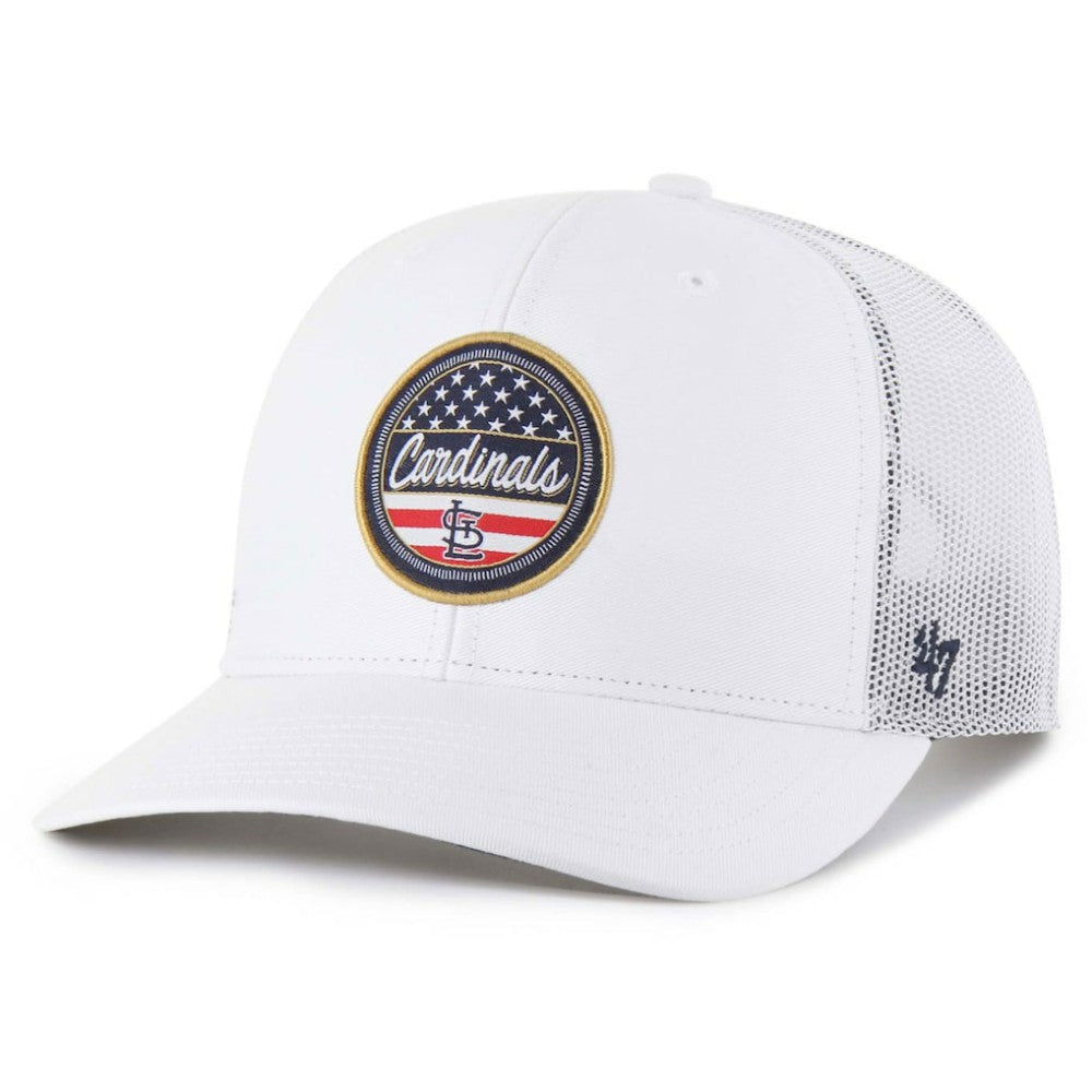 St. Louis Cardinals '47 Homage Adjustable Trucker Hat - White Hats