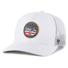 Chicago White Sox '47 Homage Adjustable Trucker Hat - White Hats