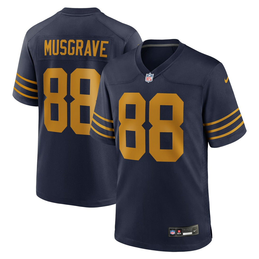 NFL Luke Musgrave Green Bay Packers The 1923 Classic Game Jersey - Navy