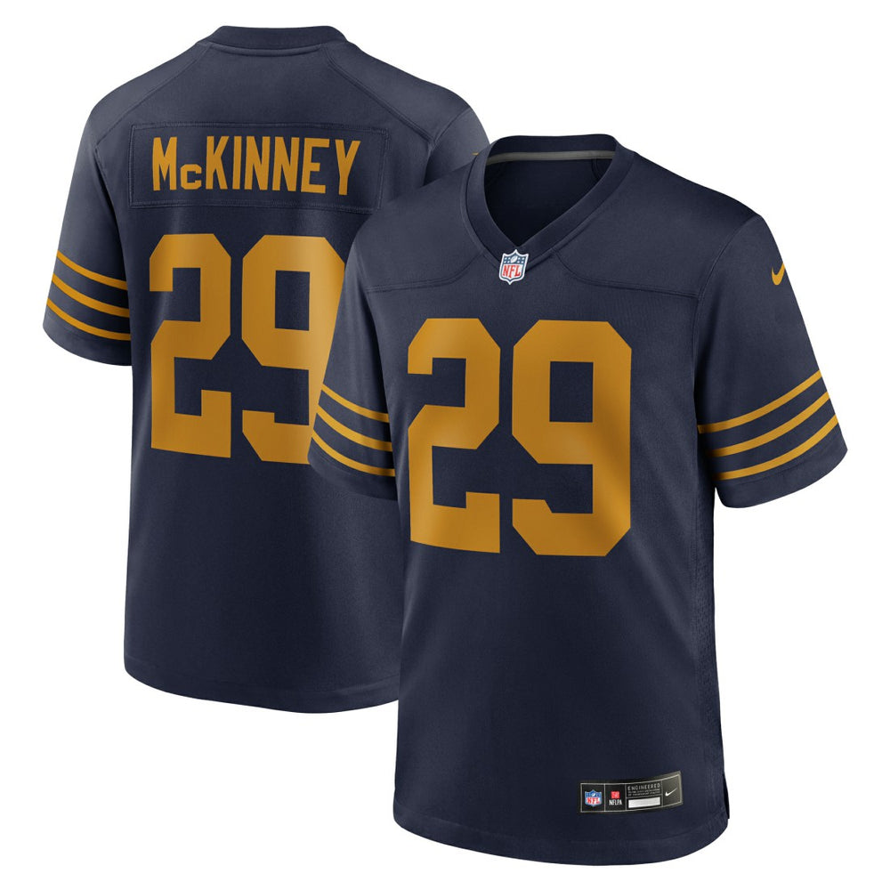 NFL Xavier McKinney Green Bay Packers The 1923 Classic Game Jersey - Navy