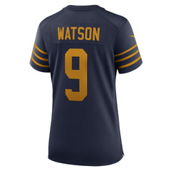 NFL Christian Watson Green Bay Packers Women's The 1923 Classic Game Jersey - Navy