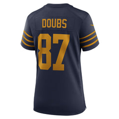 NFL Romeo Doubs Green Bay Packers Women's The 1923 Classic Game Jersey - Navy