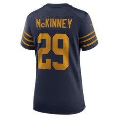 NFL Xavier McKinney Green Bay Packers Women's The 1923 Classic Game Jersey - Navy