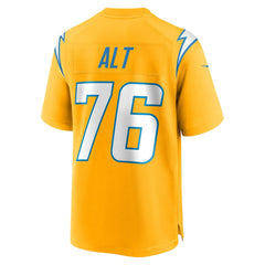 NFL Joe Alt Los Angeles Chargers Alternate Charger Power Game Player Jersey - Gold