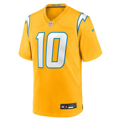 NFL Justin Herbert Los Angeles Chargers Alternate Charger Power Game Player Jersey - Gold