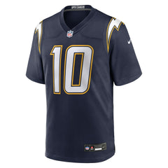 NFL Justin Herbert Los Angeles Chargers Alternate Super Chargers Game Player Jersey - Navy