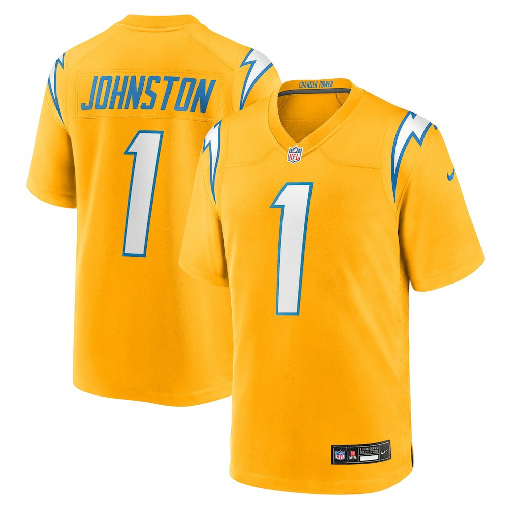 NFL Quentin Johnston Los Angeles Chargers Alternate Charger Power Game Player Jersey - Gold