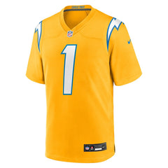 NFL Quentin Johnston Los Angeles Chargers Alternate Charger Power Game Player Jersey - Gold
