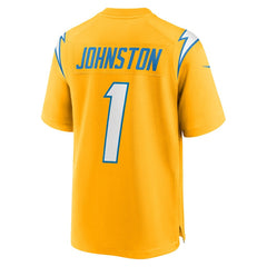 NFL Quentin Johnston Los Angeles Chargers Alternate Charger Power Game Player Jersey - Gold