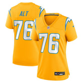Joe Alt Los Angeles Chargers Women's Alternate Charger Power Game Jersey Gold