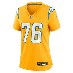 NFL Joe Alt Los Angeles Chargers Women's Alternate Charger Power Game Jersey - Gold