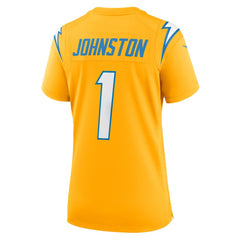 NFL Quentin Johnston Los Angeles Chargers Women's Alternate Charger Power Game Jersey - Gold