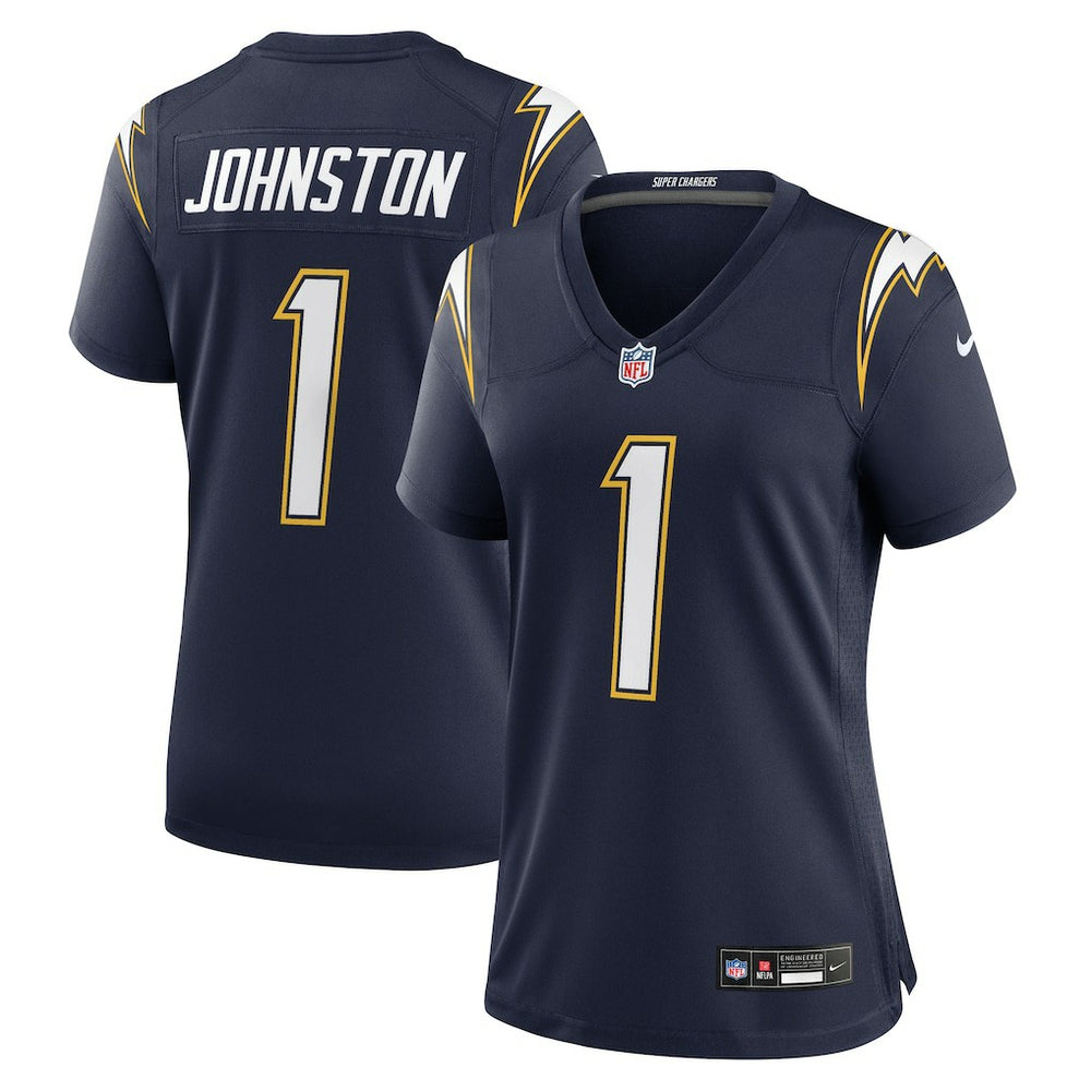 NFL Quentin Johnston Los Angeles Chargers Women's Alternate Super Chargers Game Jersey - Navy