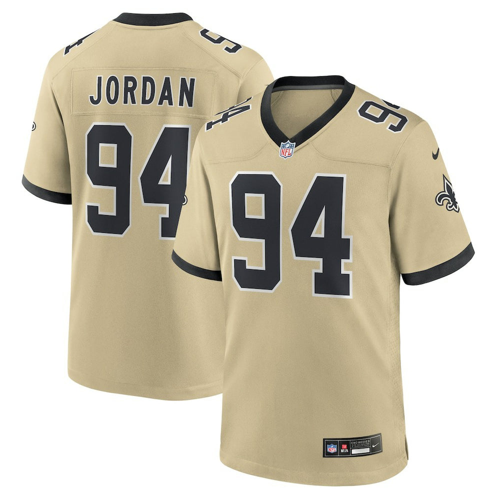 NFL Cameron Jordan New Orleans Saints Gameday Golds Alternate Game Player Jersey - Gold