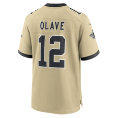 NFL Chris Olave New Orleans Saints Gameday Golds Alternate Game Player Jersey - Gold
