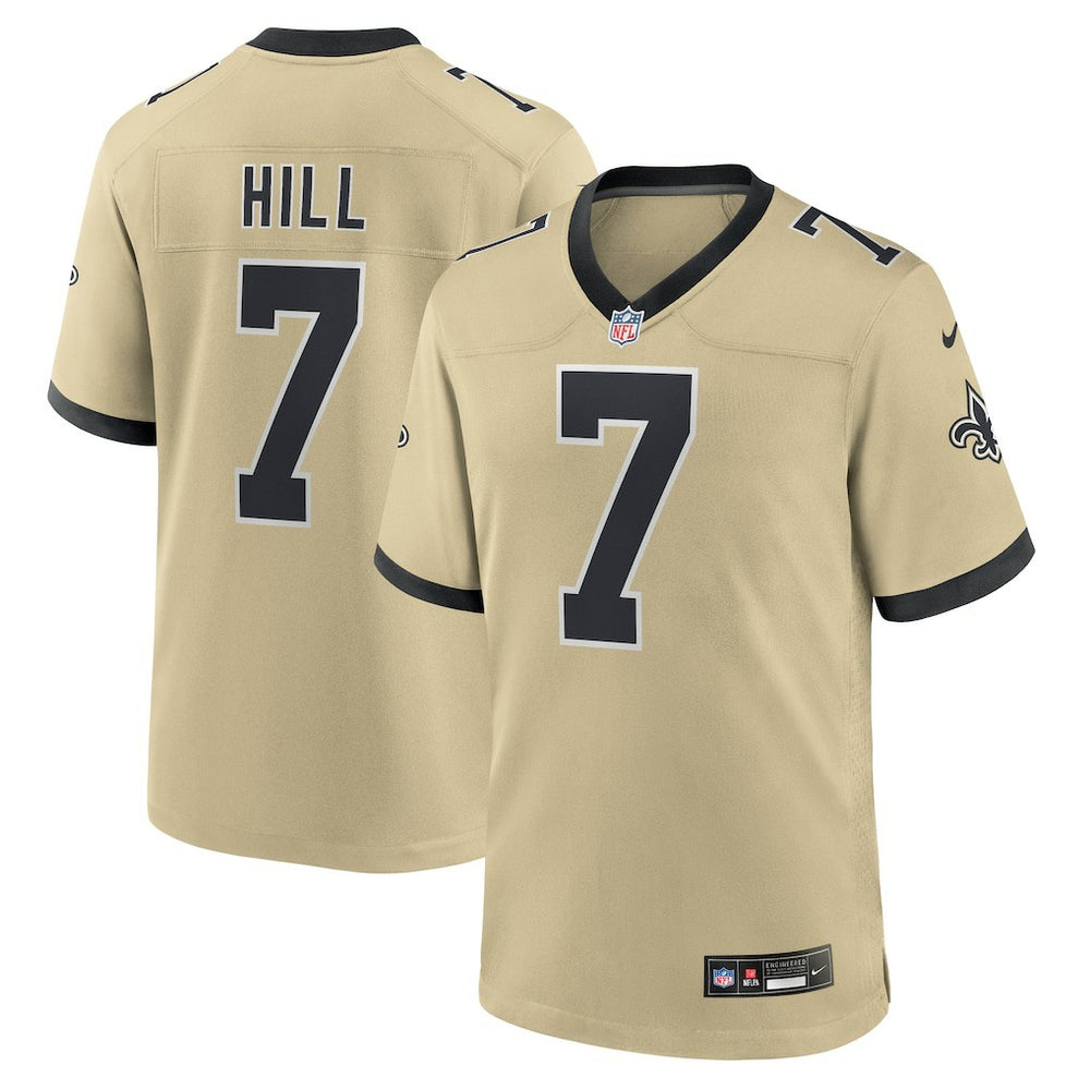 NFL Taysom Hill New Orleans Saints Gameday Golds Alternate Game Player Jersey - Gold