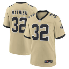 NFL Tyrann Mathieu New Orleans Saints Gameday Golds Alternate Game Player Jersey - Gold