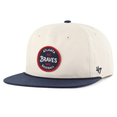 Atlanta Braves '47 Payson Captain Adjustable Hat - Natural Hats